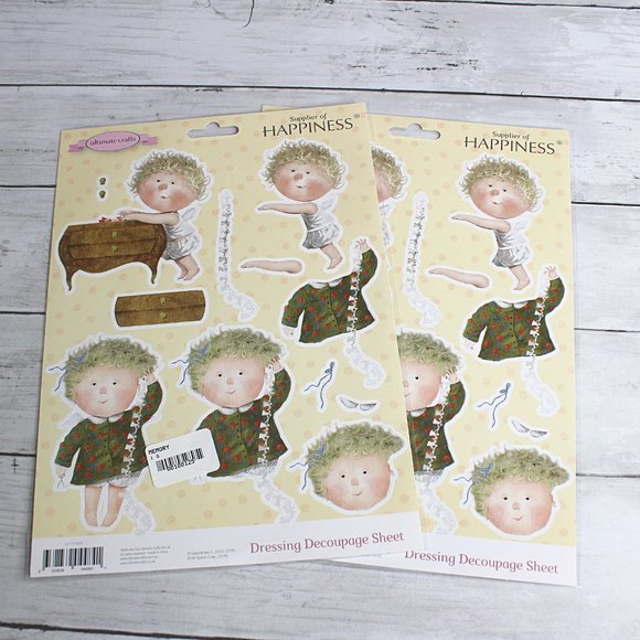 Gapchinska Ukraine Scrapbook Die Cut Paper Dolls Decoupage Sheets Lot - Picture 1 of 3